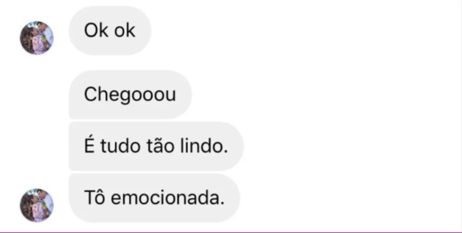 Depoimento de cliente sobre o material