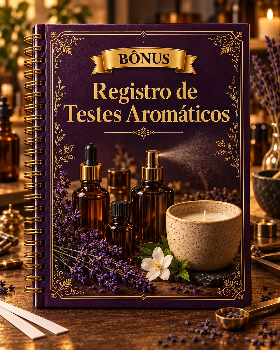 Mockup do Registro de Testes Aromáticos