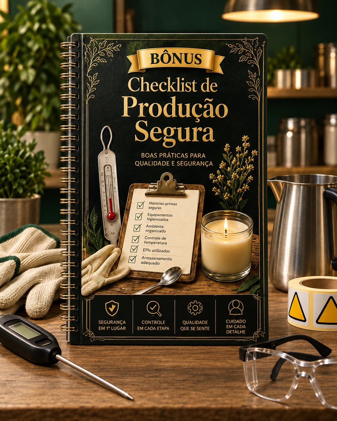Mockup do Checklist de Produção Segura
